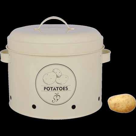 Esschert Design Potato Storage Tin, Carbon Steel ES469961